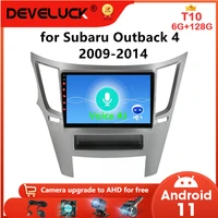 android 10 ai voice control car radio for subaru outback 4 legacy 5 2009 2014 carplay android auto multimedia player 2 din dvd
