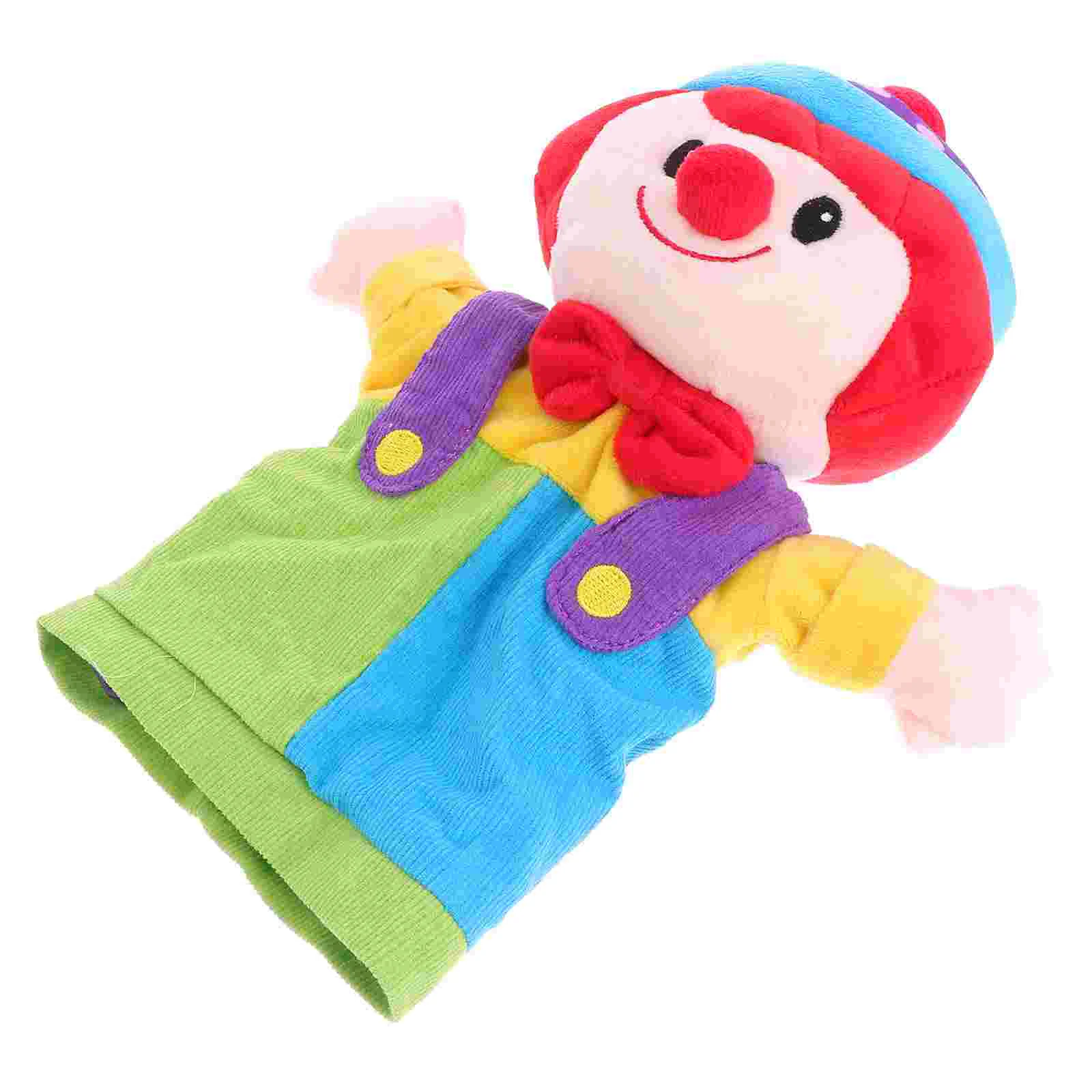 

Clown Hand Puppets Adorable Plush Hand Toy Storytelling Toy for Kids (28cm)
