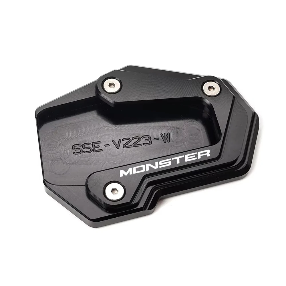 

Увеличенная пластина, подходящая для DUCATI Multistrada V2 V4 S 950 1100 1200 S GT 1260 Monster 696 821, боковая подставка для мотоцикла с ЧПУ, аксессуары