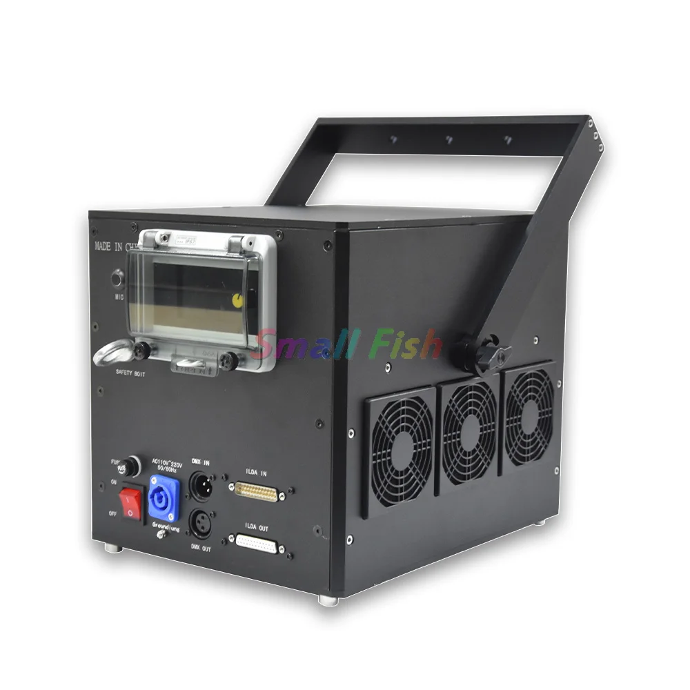 Профессиональный ILDA 20w анимационный лазерный прожектор DMX512 лучевое сценическое