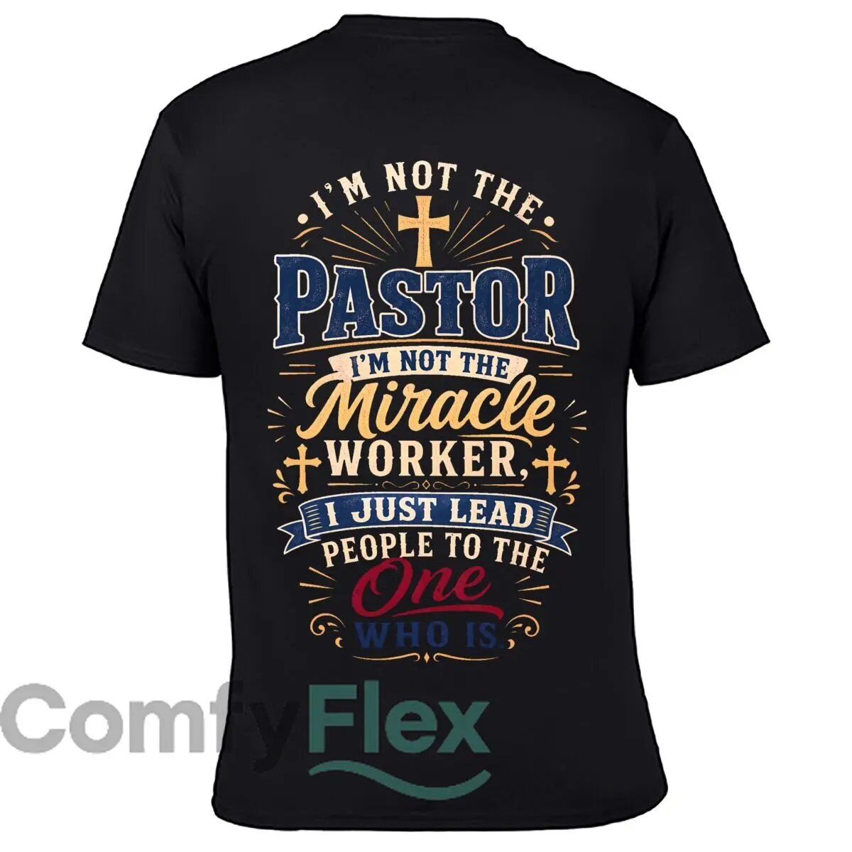 Винтажная футболка с короткими рукавами и надписью Pastor Faith Quote Typograph (art.: 3920db02a4d2d) - 3920db02a4d2d