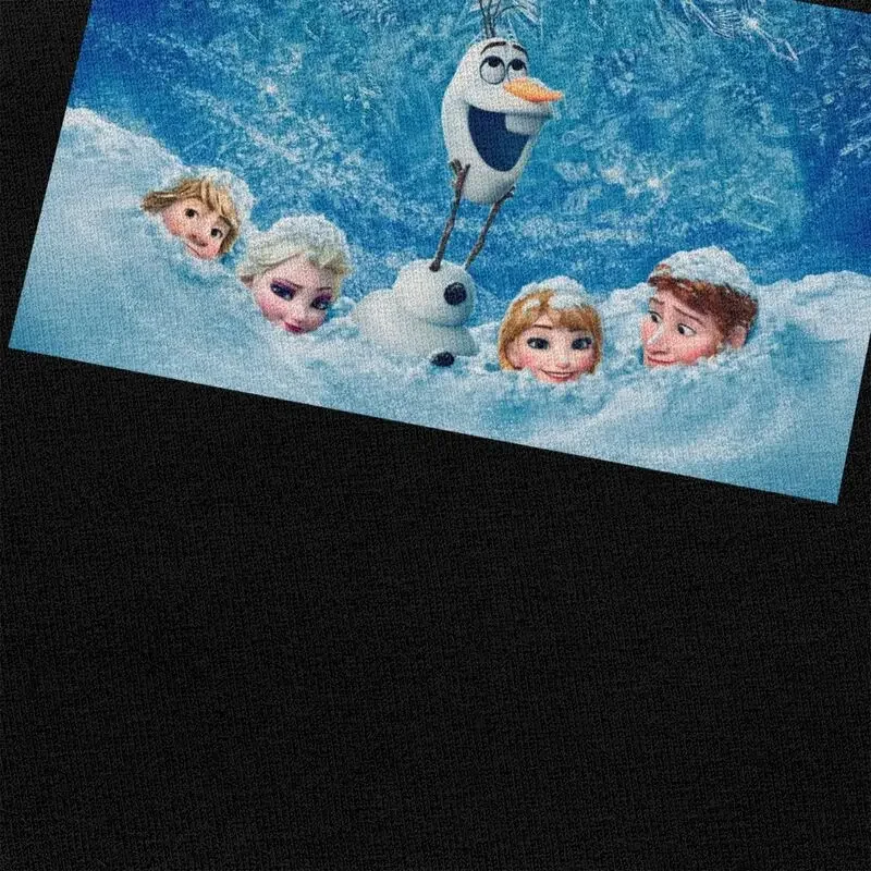 Футболка мужская хлопковая с принтом Холодное сердце Олафа