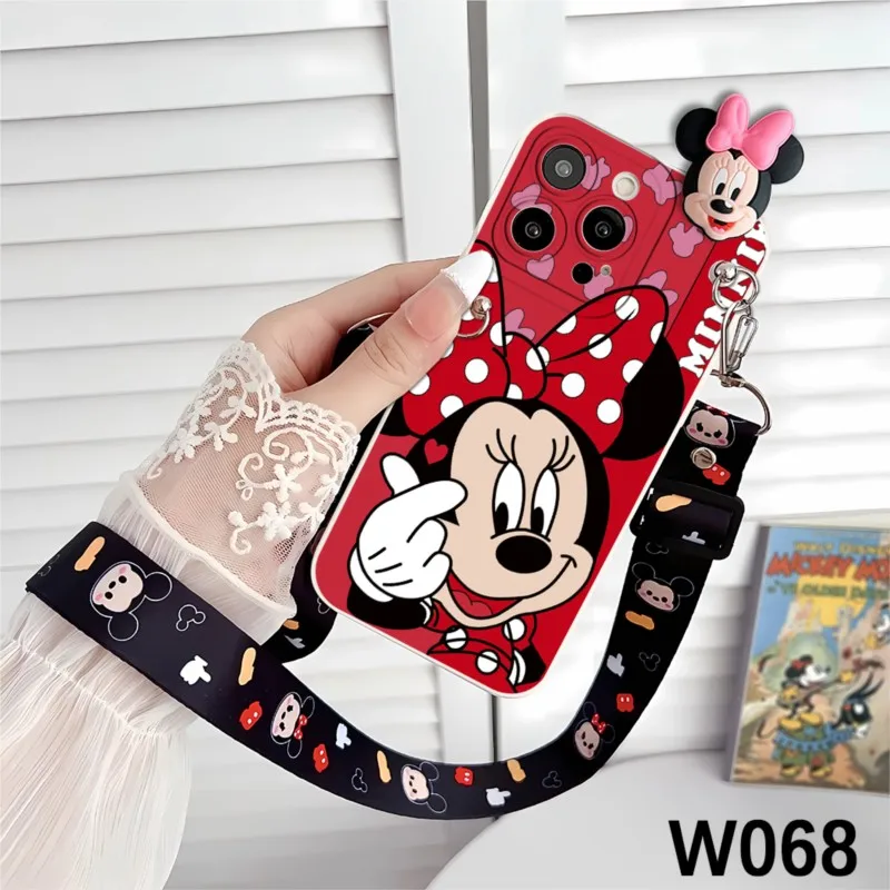 Фото Детский чехол для телефона Disney с Микки и Минни для Samsung Galaxy A37 A50 A51 A52 A53 A54 A55 A56 A57 A71 A73 A81 A91, защитный чехол №2