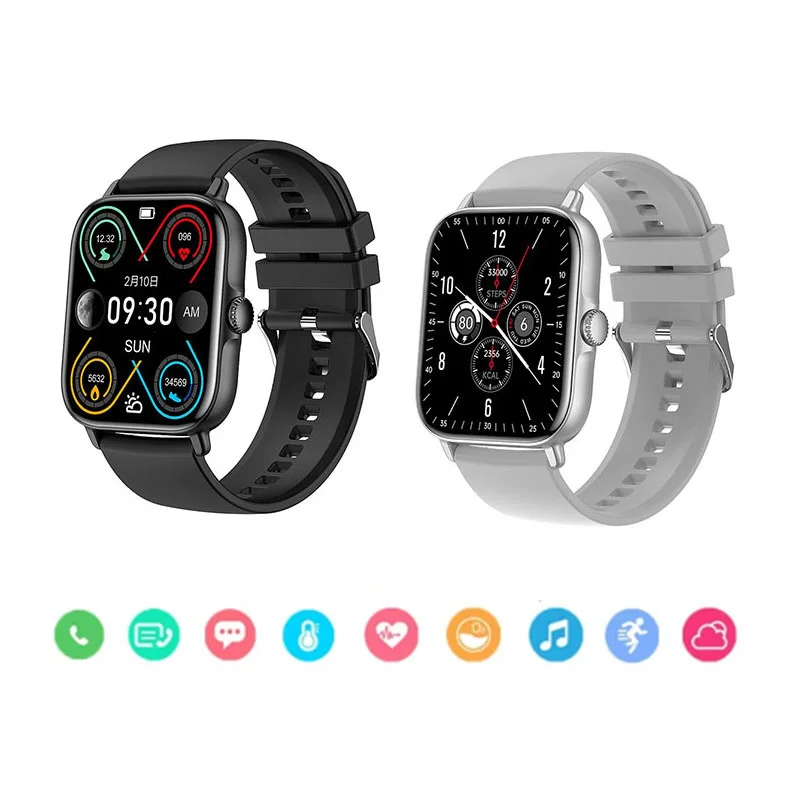 

2023 New Bluetooth-Call Smartwatch Men Women 1.81inch Full Touch Screen Blood Pressure Sports Fitness Waterproof Smart Watch