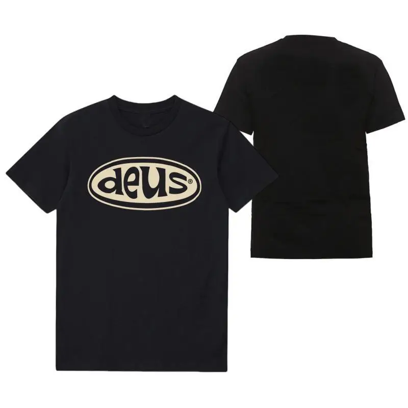 Летняя хлопковая футболка большого размера DEUS EX MACHINA для мужчин и женщин унисекс