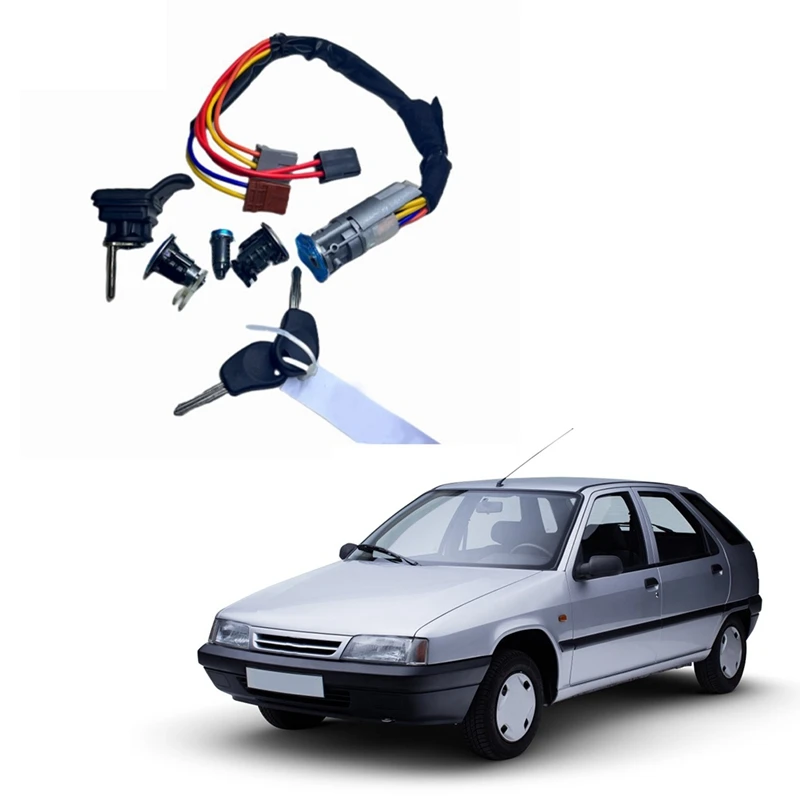 Автомобильный Дверной замок цилиндр переключатель зажигания задняя дверь