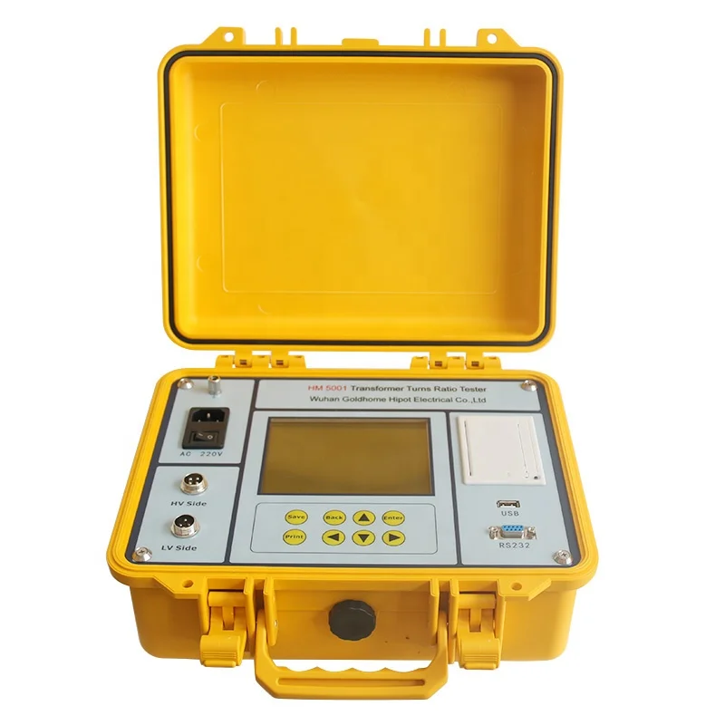 

HM-5001s high Accuracy Transformer Turn Ratio Meter TTR tester