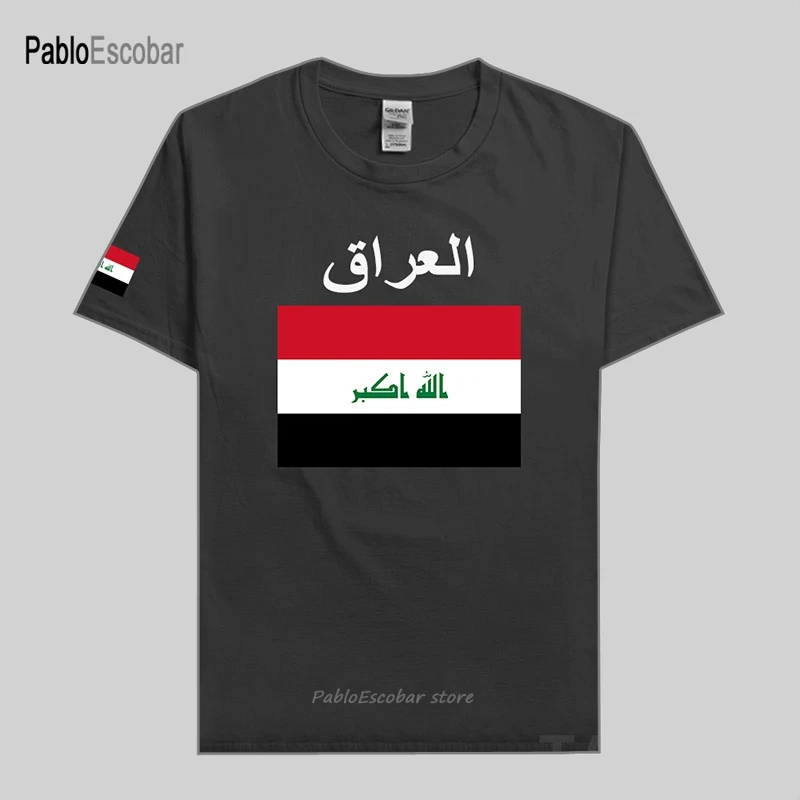 

Republic of Iraq Iraqi men t shirt jerseys nation tops tshirt 100% cotton t-shirts fashion clothing tees country flags IRQ