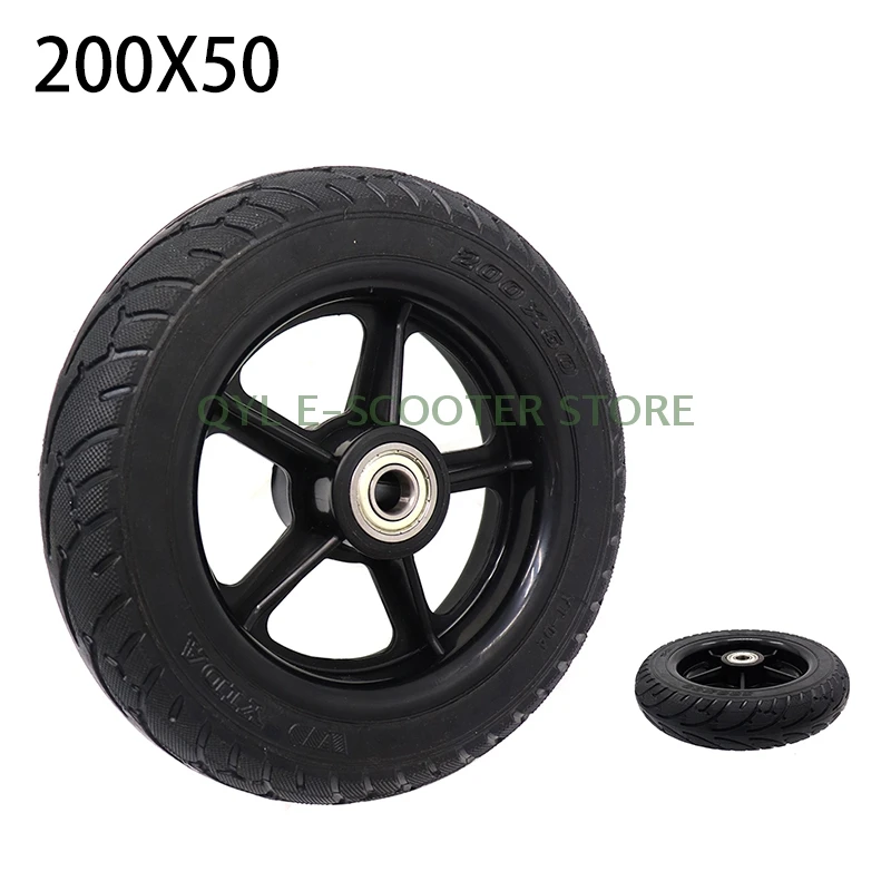 

8 Inch 200*50 Wheel Scooter Solid Tyres 200x50 Wheels Electric Wheel Hub Non-pneumatic Tires for Electric Scooter