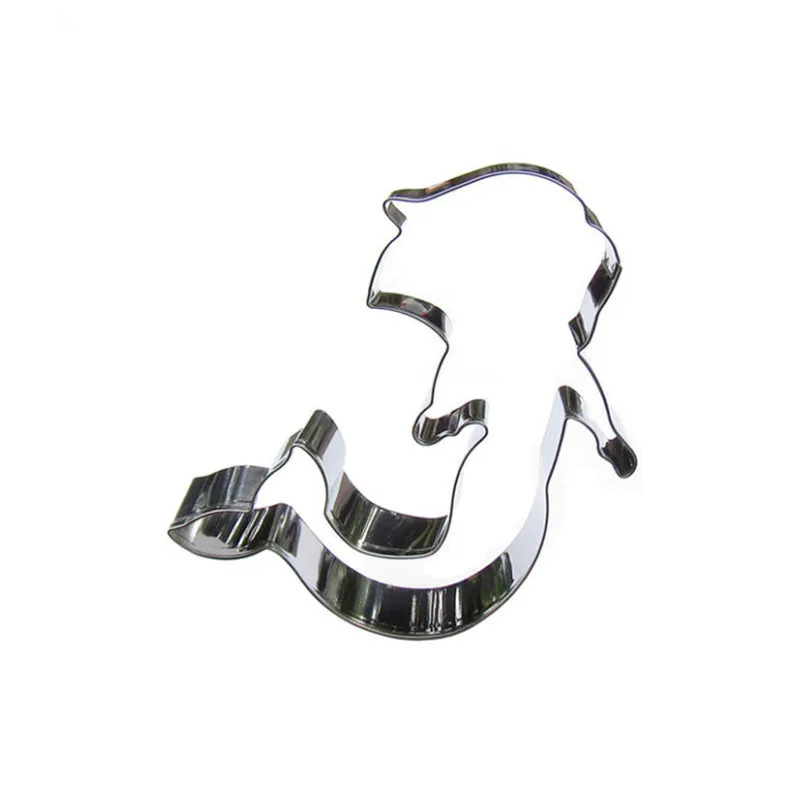 

Форма русалки для печенья, машина для тиснения печенья, Кондитерская форма, форма для выпечки из нержавеющей стали, кухонные инструменты дл...