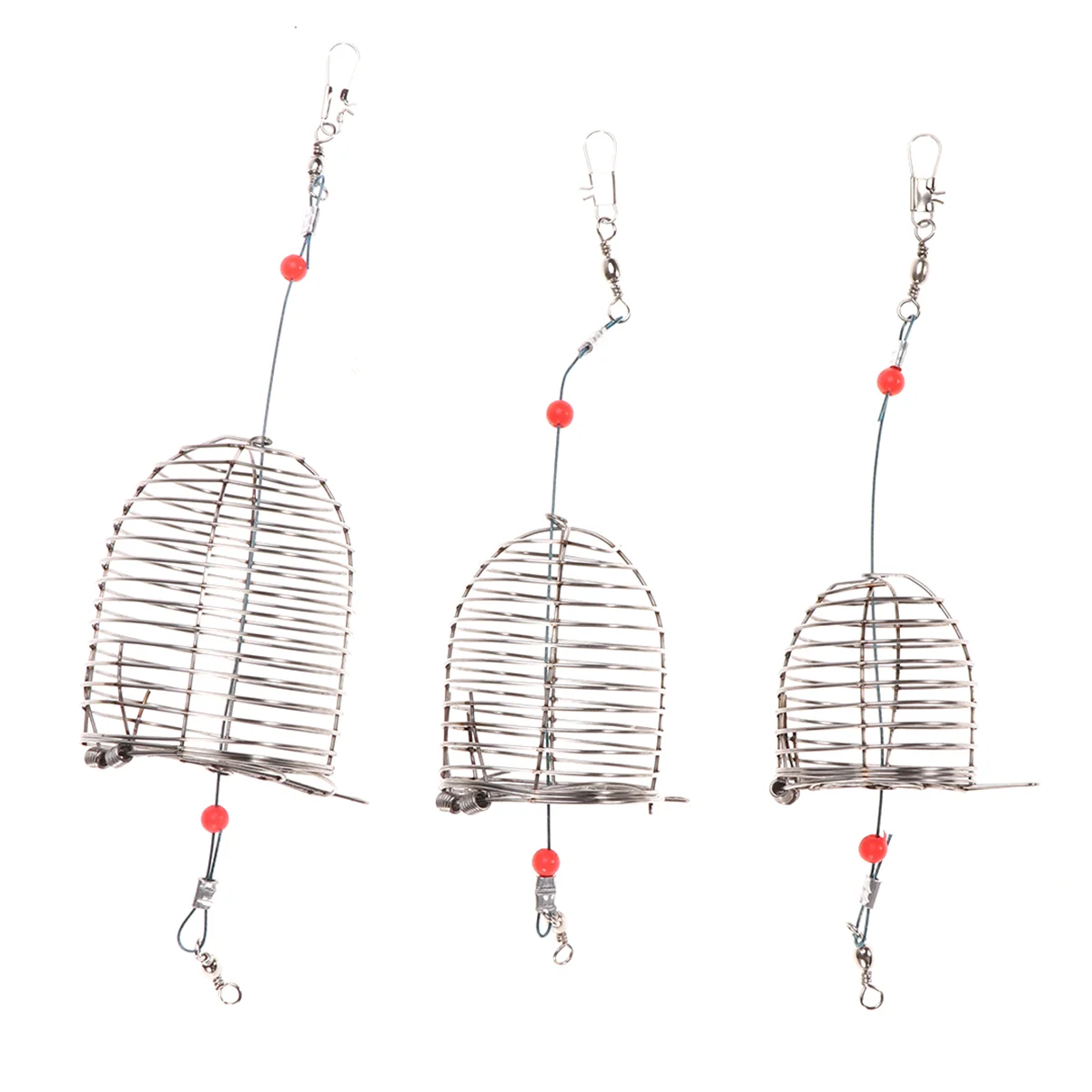 

6PCS Fishing Cage Fishing Bait Cage Basket Fishing Basket Fishing Cage Fishing Bait Cages Fishing Bait Cage