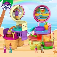 original polly pocket doll house accessories spin %e2%80%98n surprise compact furniture playset kid girl toy for children birthday gift