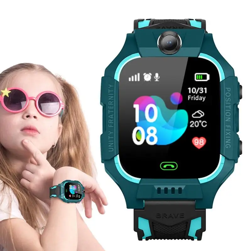 

Kids Smart Watches Touchscreen Wrist Smart Phone Watch Waterproof Sports Fitness Tracker Compatible With Android IOS Smartphone