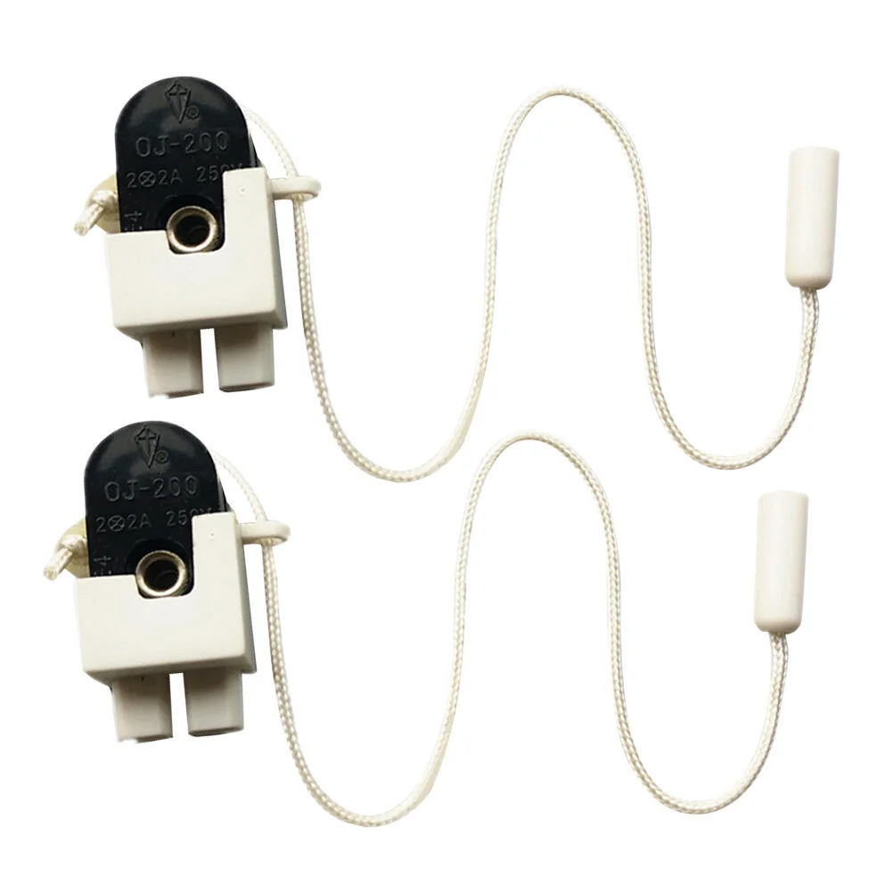 

2pcs Pull Switches Bracing Wire Switch Cord-operated Switch Lamp Accessories for Ceiling Light Wall Lamp