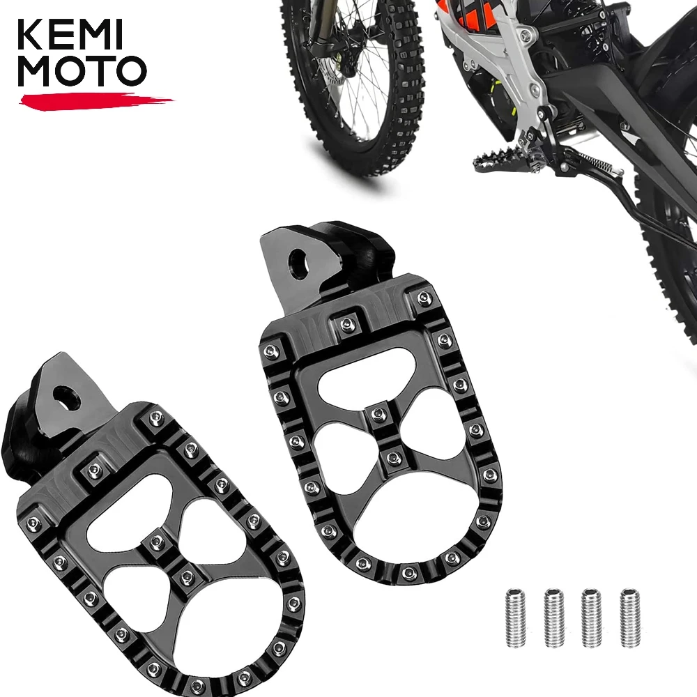 Per Surron X Pedane Moto Veicolo Elettrico Pedane Cnc Pedane Poggiapiedi Pedali Per Dirt Bike Fuoristrada X260 E X160 Cnc