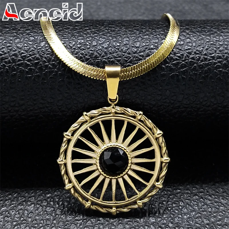 

Fashion Black Crystal Vintage Snake Blade Chain Necklace Women Stainless Steel Glass Boho Pendant Choker Necklaces Jewelry NA31