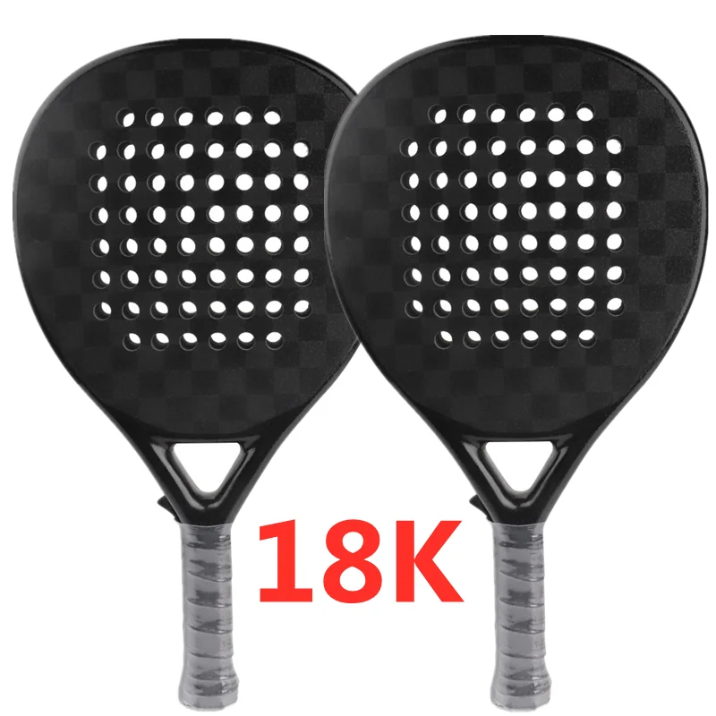 

2022 Brand New 18k Paddle Racket High Quality Padel Outdoor Sports Men's and Women's Tennis Racket with Bag
