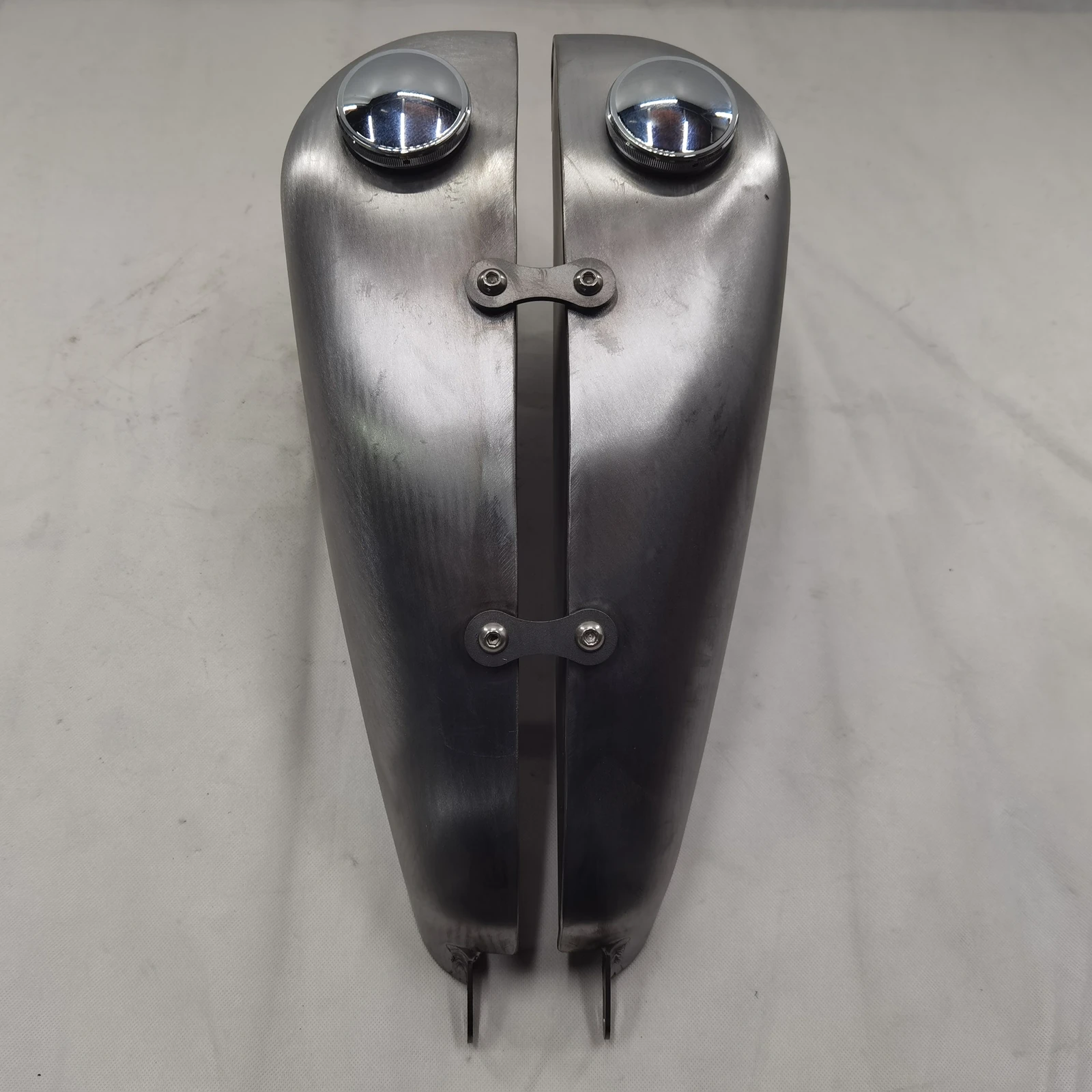 10л серебряный мотоциклетный бензиновый топливный бак для Harley Dyna неокрашенный