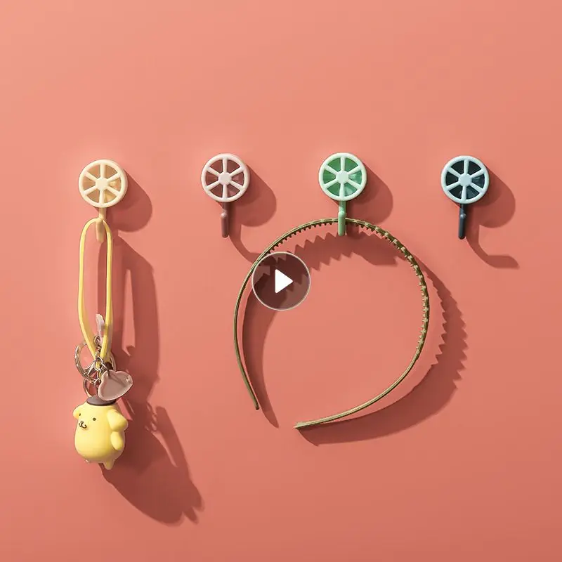 

Крючки без отверстий, 5 шт., креативные милые декоративные крючки без отверстий для кухни, спальни, дома