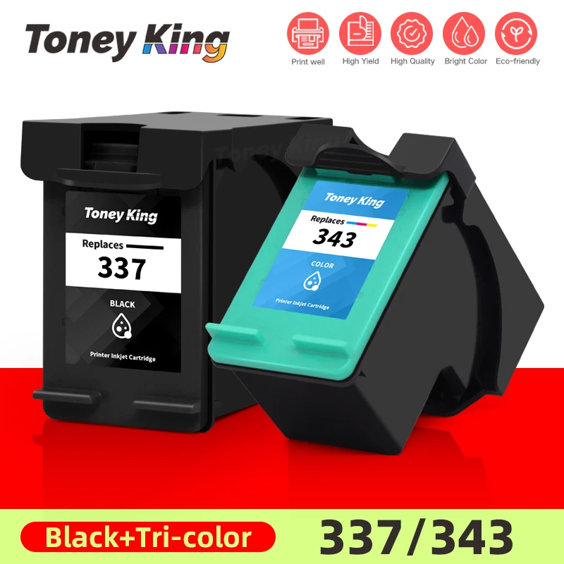 TONEY KING ΡΠΎΠ²ΠΌΠ΅ΡΡΠΈΠΌΡΠΉ Ρ HP337 343 ΡΠ΅ΡΠ½ΠΈΠ»ΡΠ½ΡΠΉ ΠΊΠ°ΡΡΡΠΈΠ΄ΠΆ Π΄Π»Ρ HP Photosmart 2575 8050 C4180 D5160 Deskjet 6940 D416 ΠΊΠ°ΡΡΡΠΈΠ΄ΠΆΠΈ 337XL TONEY KING ΡΠΎΠ²ΠΌΠ΅ΡΡΠΈΠΌΡΠΉ Ρ HP337 343 ΡΠ΅ΡΠ½ΠΈΠ»ΡΠ½ΡΠΉ ΠΊΠ°ΡΡΡΠΈΠ΄ΠΆ Π΄Π»Ρ HP Photosmart 2575 8050 C4180 D5160 Deskjet 6940 D416 ΠΊΠ°ΡΡΡΠΈΠ΄ΠΆΠΈ 337XL