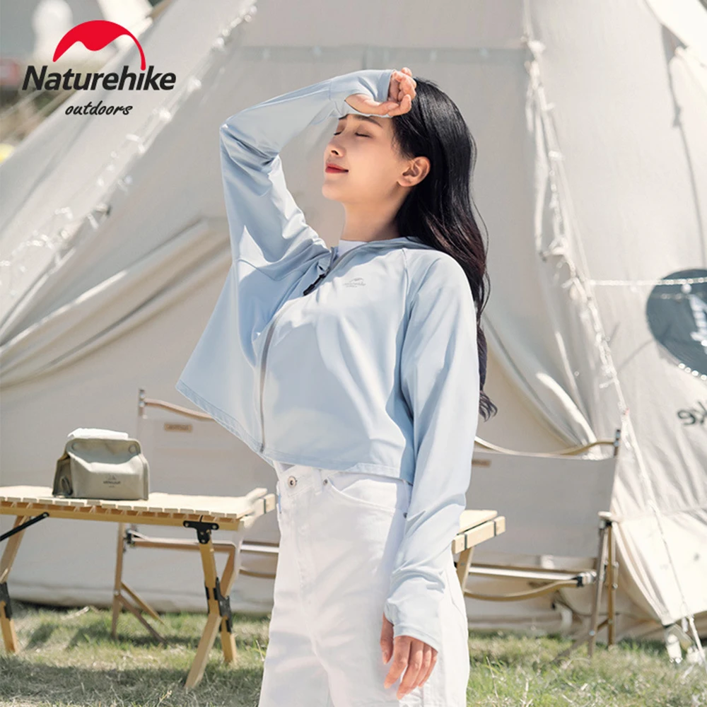

Норвежская трикотажная короткая крутая одежда Naturehike, воздухопроницаемая одежда, ветровка с защитой от УФ-лучей