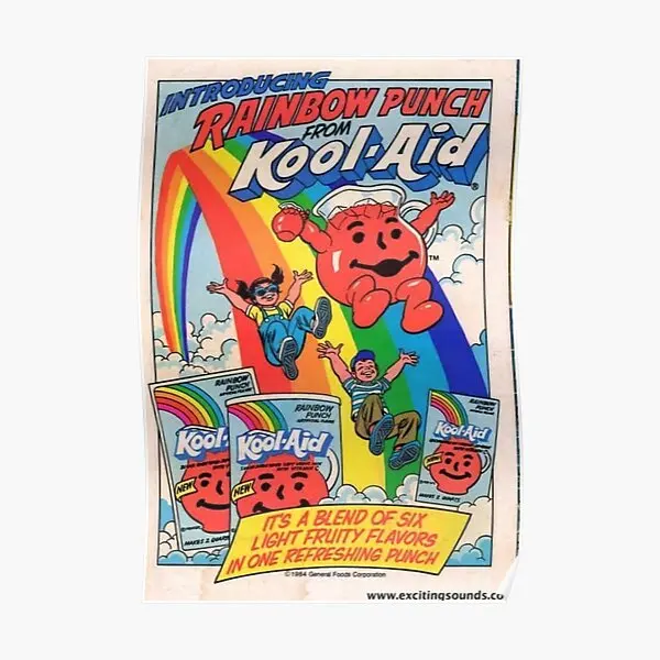 

Постер Kool Aid, настенный Декор для дома, современная живопись, искусство, смешная настенная комната, винтажный декор, без рамки