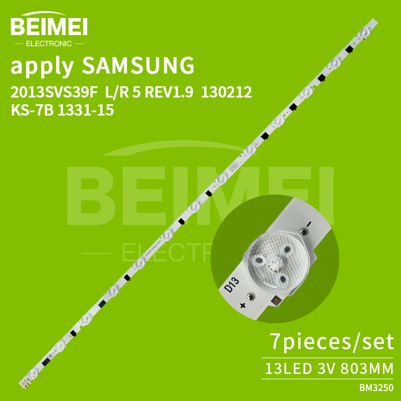 7 шт./компл. 2013SVS39F L/R 5 REV1.9 130212 D2GE-390SCA/B-R3 Для Samsung HG39AB570 UA39F5088AR UA39F5008AR