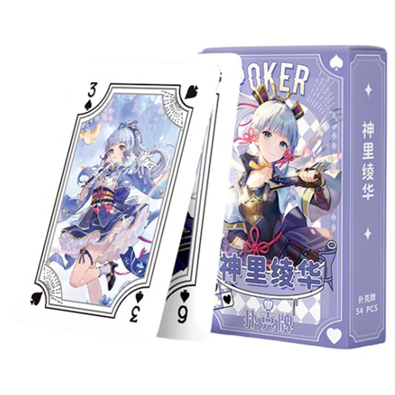 Коллекционные игральные карты Genshin Impact Kamisato Ayaka