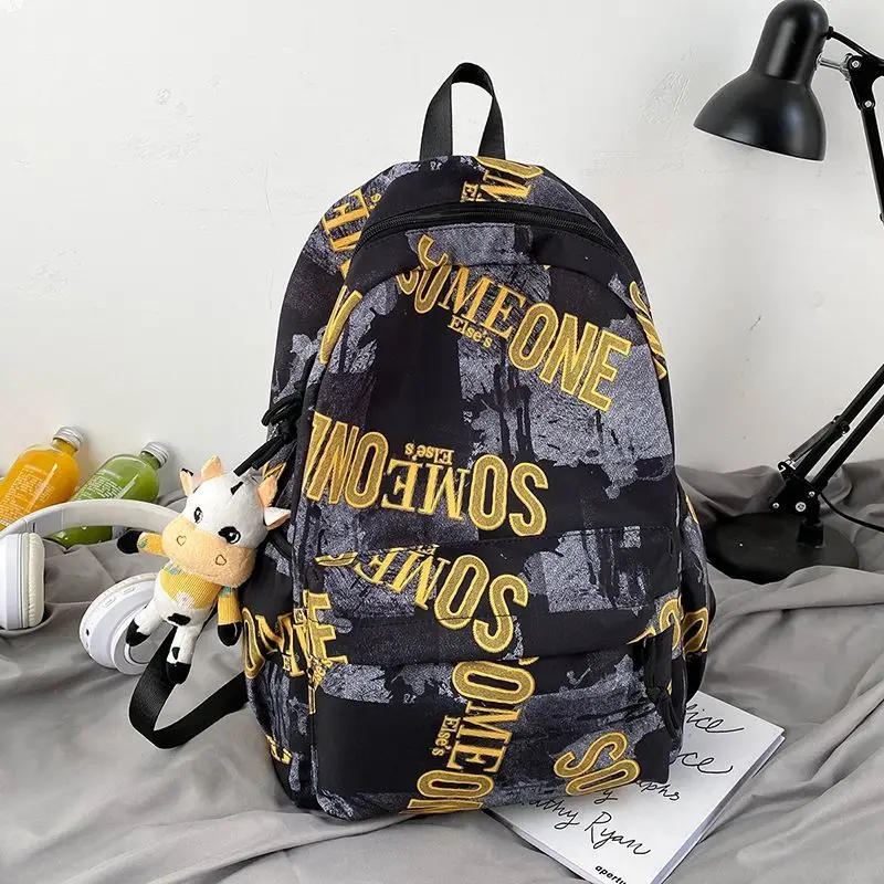 

Middle School Backpack for Teen Boys Girls High School Bags Casual College Student Bookbag Women Cool Korean Bagpack