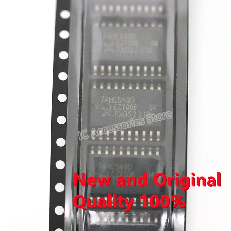 5 шт., чип линейного драйвера 74HC540D, 653 SOP-20 SMT 74HC540D, новый оригинальный