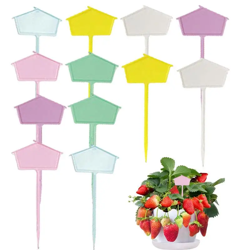

Garden Labels Garden Signs For Vegetables T-Type Flower Tags Outdoor Garden Sign Reusable Waterproof Flower Marker For Nursery