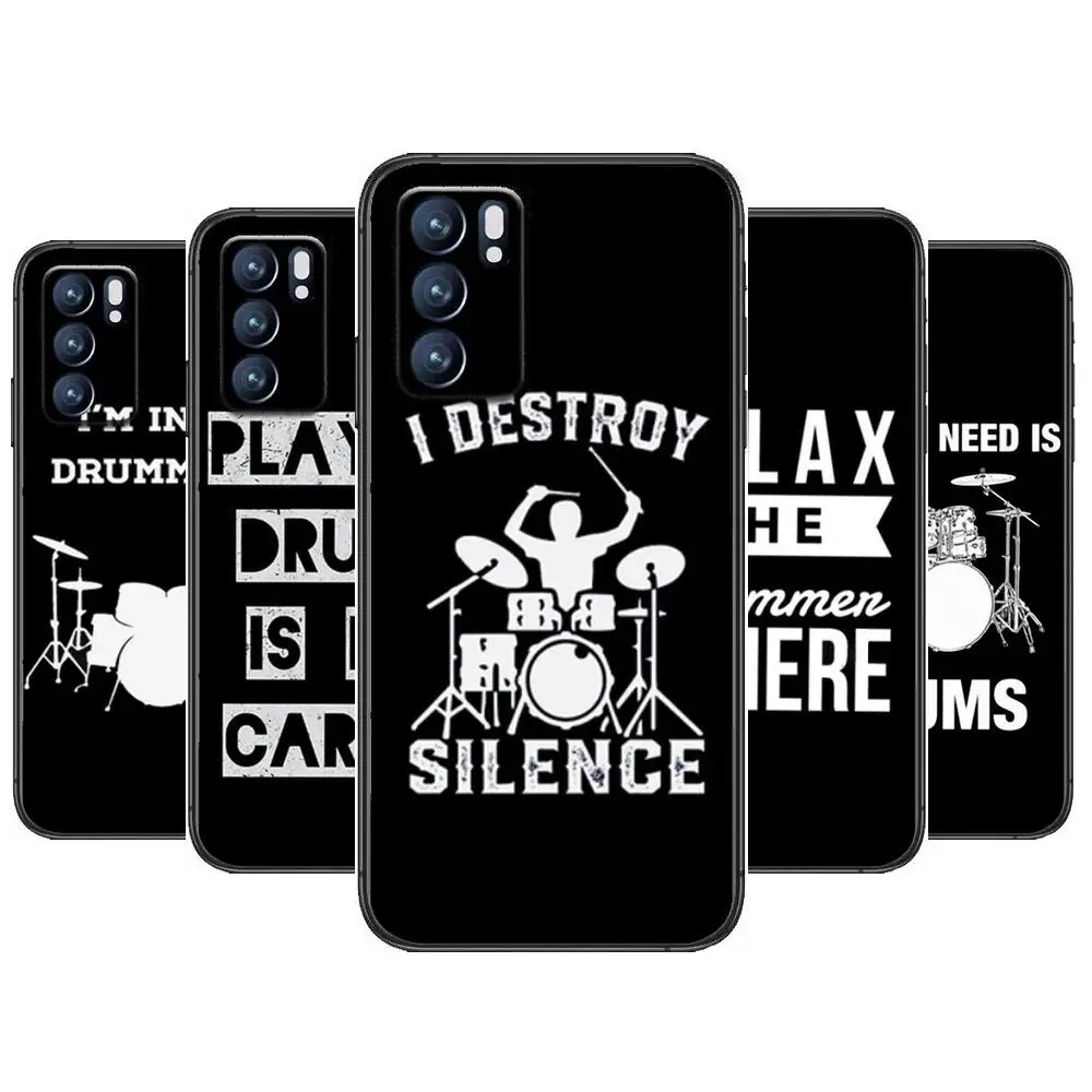 

Drum Drummer Music Dj For Realme C3 Case Soft Silicon Back cover OPPO Realme C3 RMX2020 Coque Capa Funda find x3 pro C21 8 Pro a
