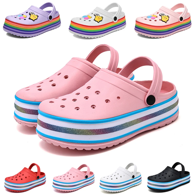 Сандалии унисекс пляжные Классические тапки для сада на платформе Эва Летняя