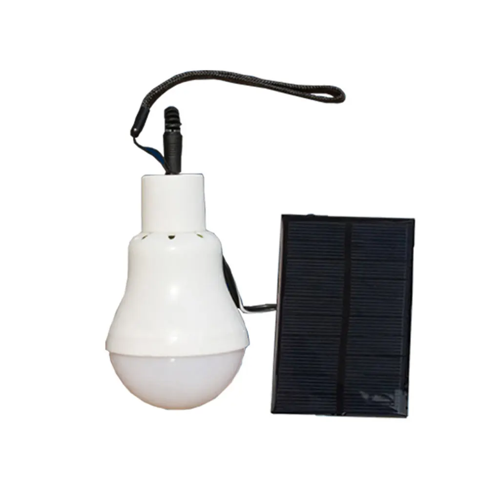 

Solar Energy Light LED Lamp Bulb Garden Camping Fishing Lamps Man-carried Illumination Accessories with Long Wire