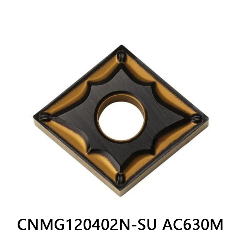 Оригинал CNMG120402N-SU AC630M CNMG120402 CNMG 120402 Твердосплавные пластины Токарный инструмент