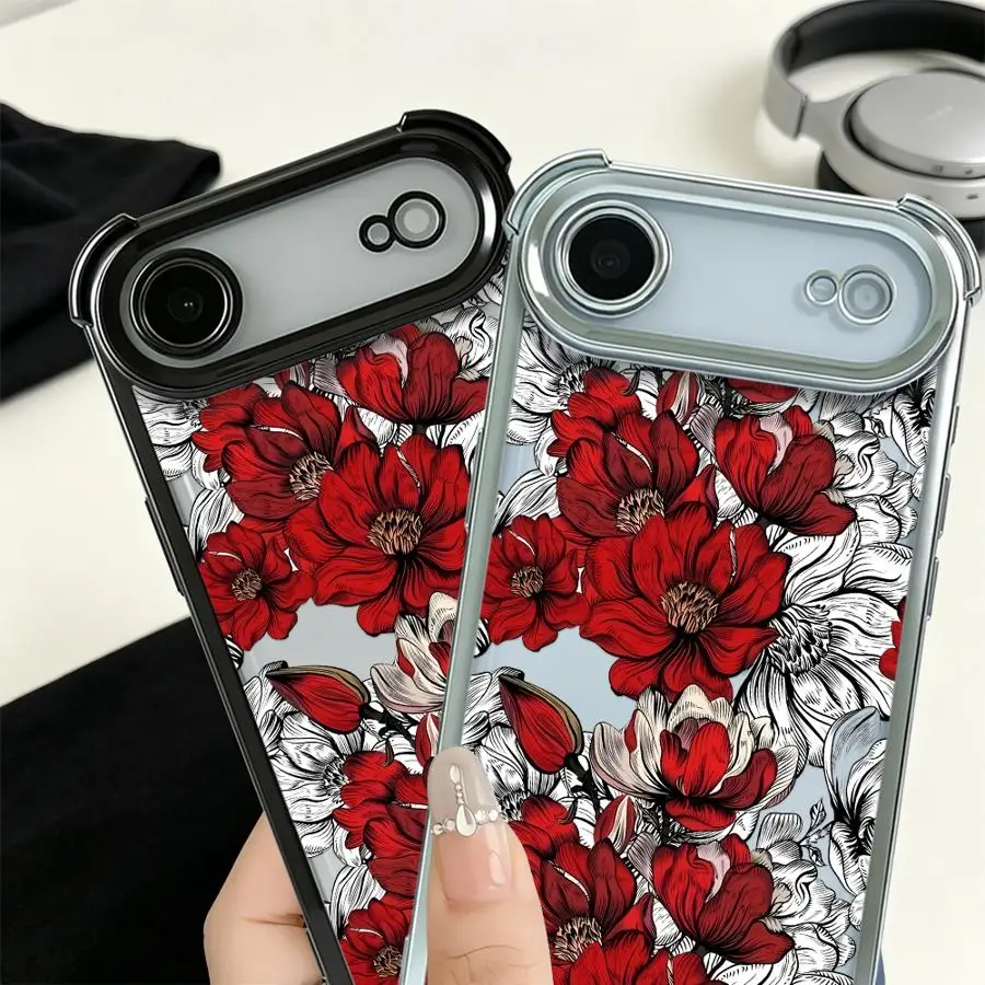 Фото Красный чехол Magnolia для Apple iPhone 17 Pro Max, 16e, 14, 12 Plus, 13, 17e, 11 Air, 14 Pro, 15 Pro, 16 №5