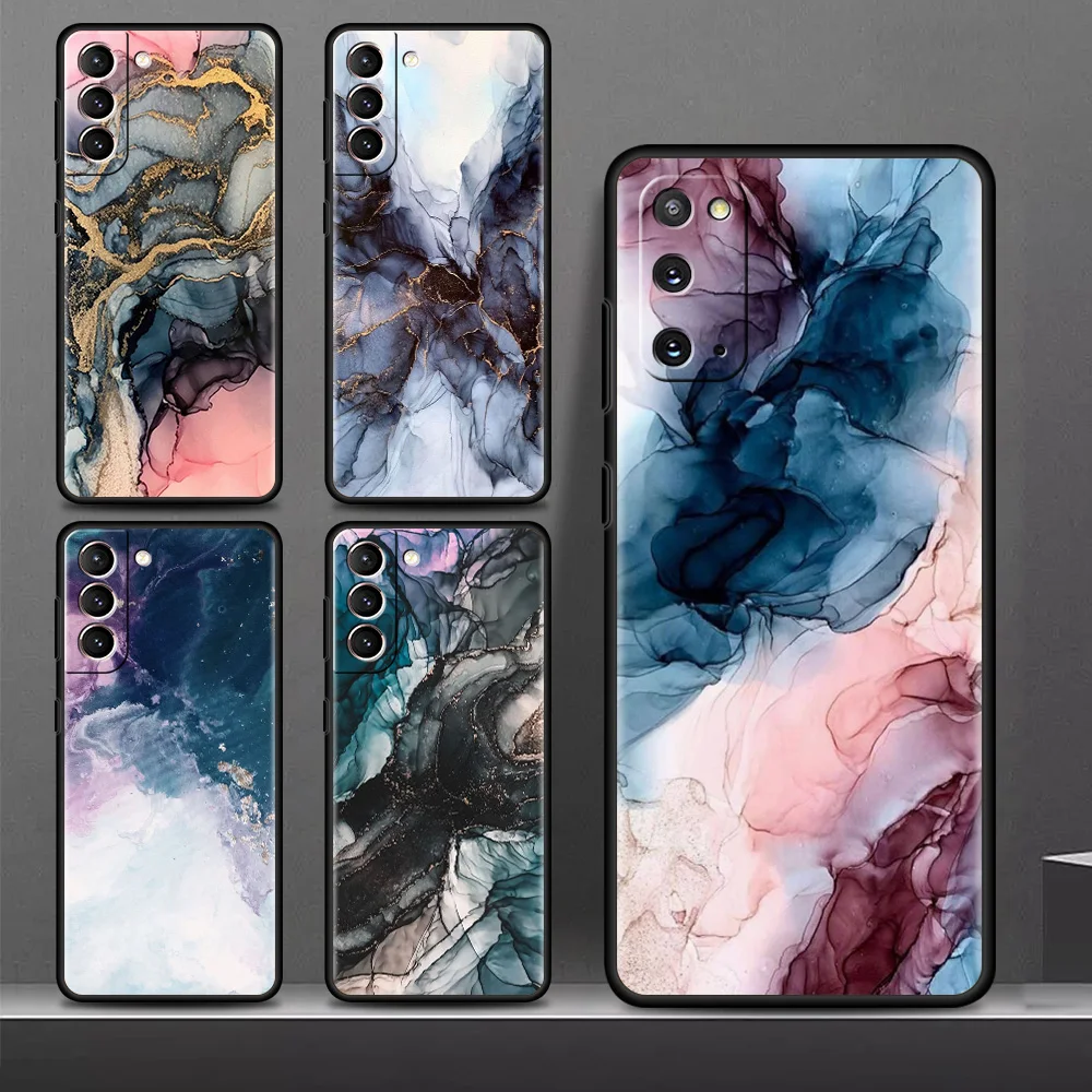 

Fashion Painting Case For Samsung Galaxy S22 S20 FE S21 Plus Soft Phone Cover S10 S9 S8 Note 20 Ultra 10 Lite TPU Shell