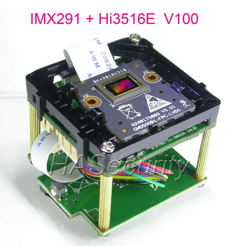 Wi-Fi H.265 / H.264 1/2.9 &quotIP-камера STARVIS IMX291 CMOS + Hi3516E V100 Модуль платы блока программного
