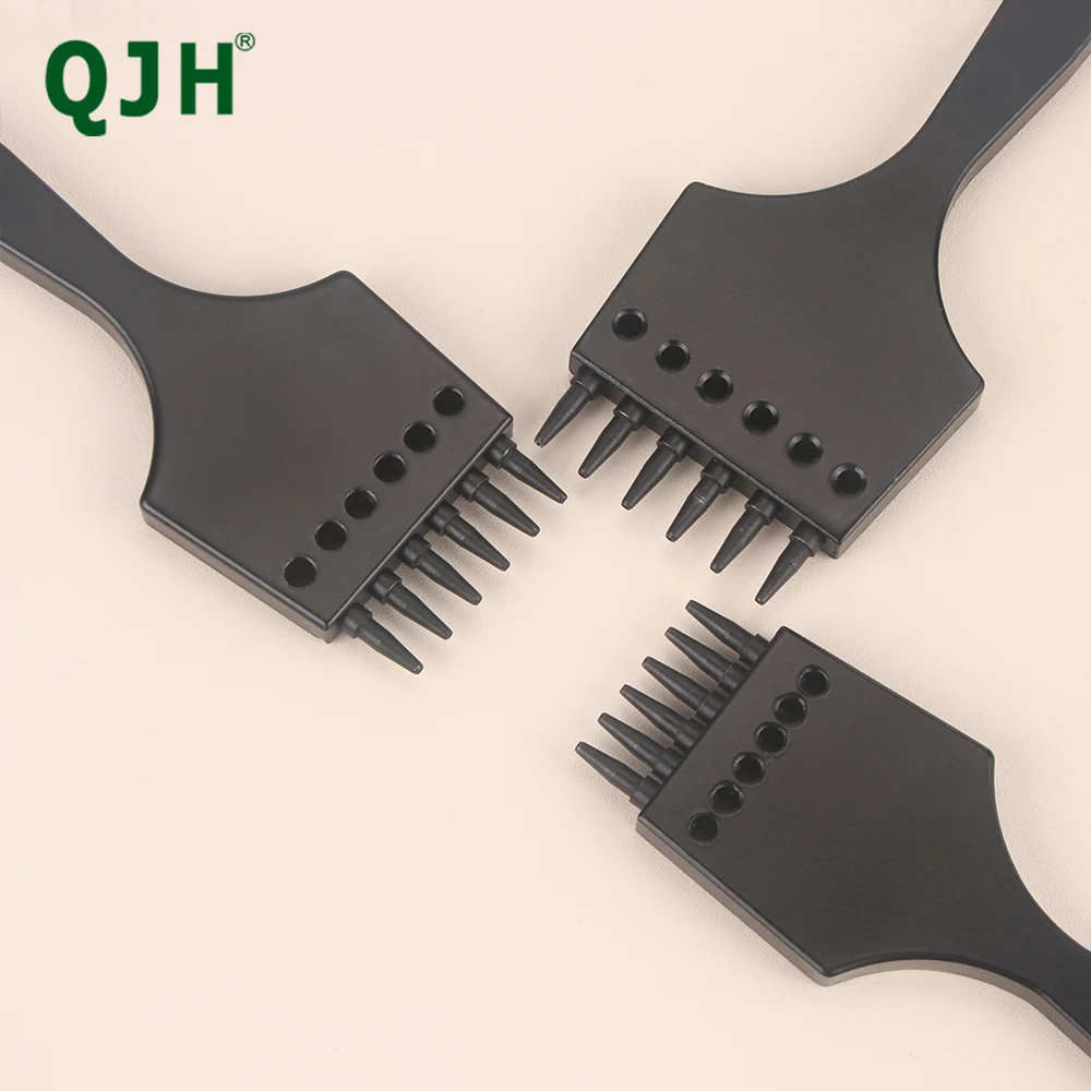 

Black Round Hole Punch Tools/Set- Watch Strap Punch Tool- Leather Chisel Craft- 4/5/6mm- Hand Sewing spacing Stitching Cutter T