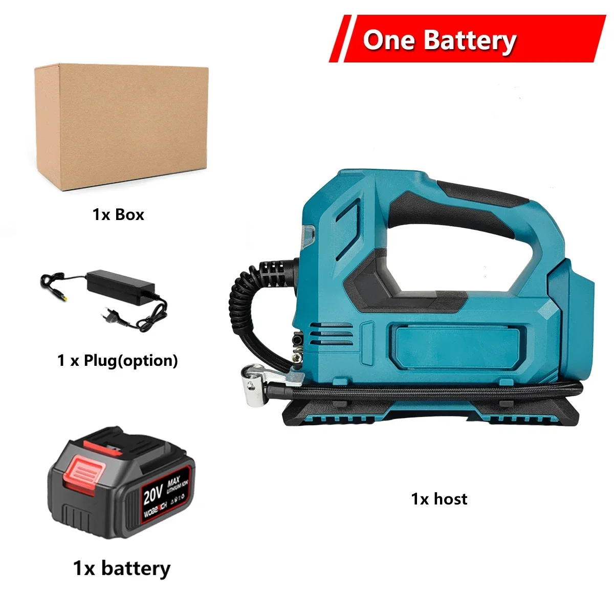 

Беспроводной воздушный компрессор WOBERICH для аккумулятора Makita 18 В