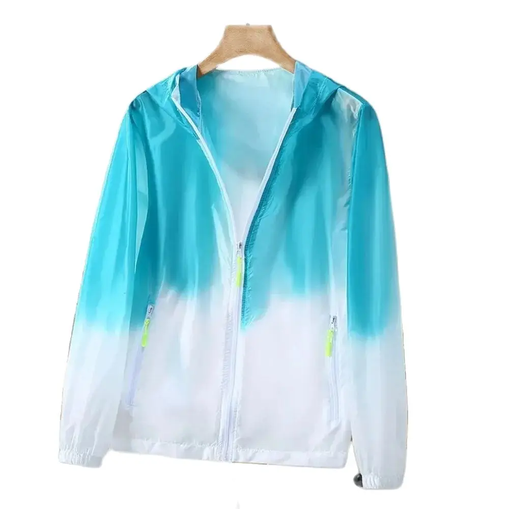 Новая Солнцезащитная одежда для мужчин и женщин градиентная повседневная защиты