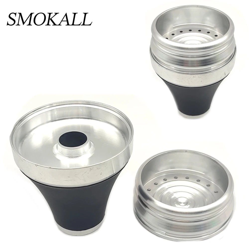 

1Pcs Charcoal Holder Hookah Bowl Fork Tongs Shisha Heat Management Base Syrup Catcher Narguile Completo Tobacco Accessories