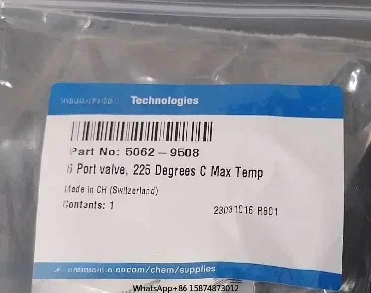 Для Agilent 5062-95086 Сменный клапан VICI с открытым клапаном, 6-ходовой, макс. 400 фунтов на квадратный дюйм на 225 ° C, Nitronic 60 Agilent VICI 6-полосный (art.: 3920cd103f234) - 3920cd103f234