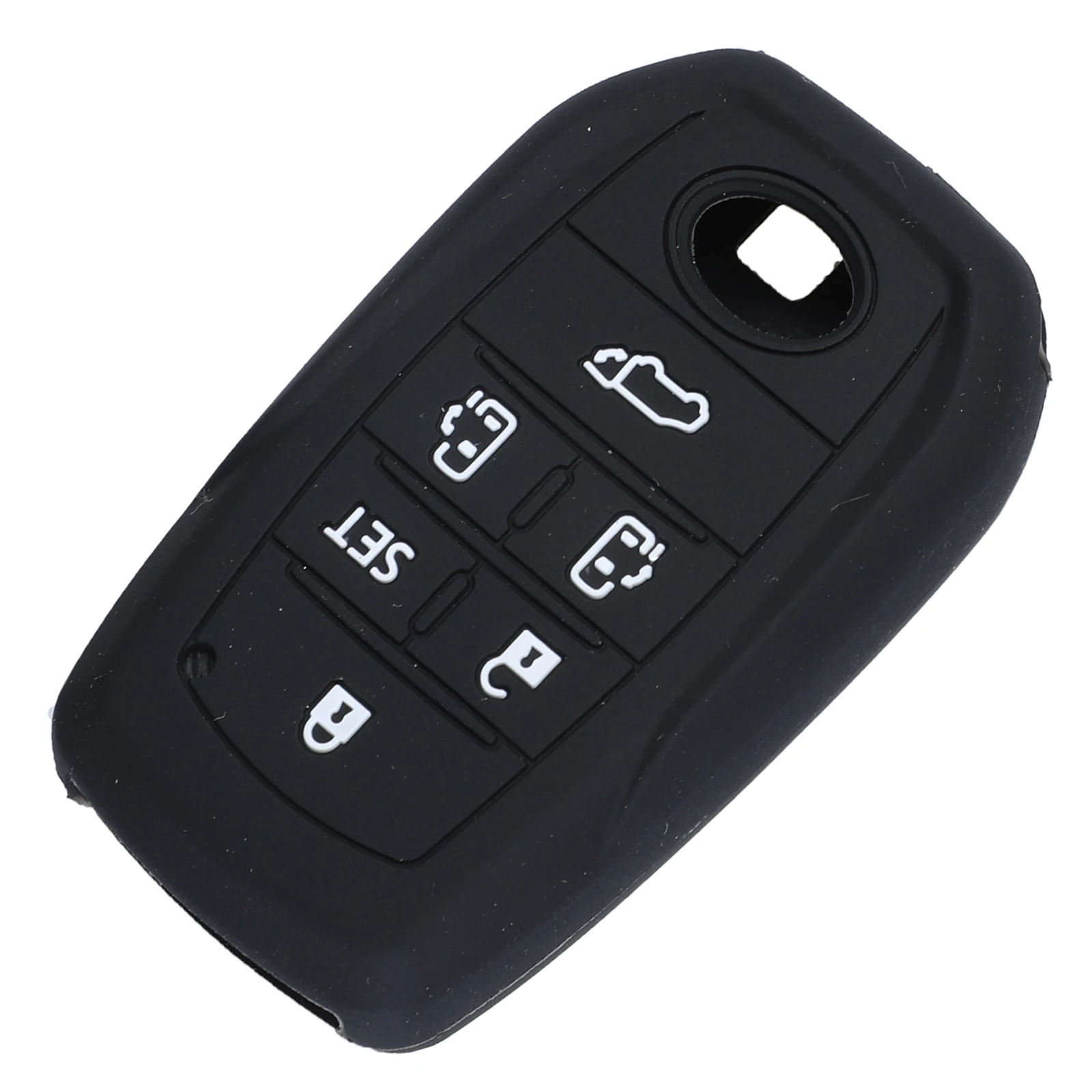 Jingyuqin 6-кнопочный силиконовый чехол для дистанционного ключа для Toyota Alphard PREVIA Voxy Noah Esquire Vellfire Harrier