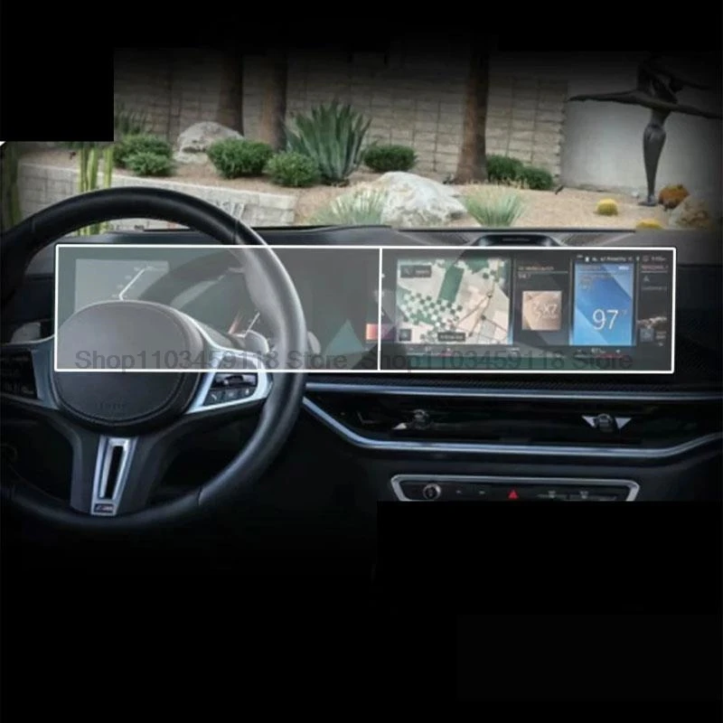 

Защита экрана из закаленного стекла для BMW серии 3/5/7 G70 G60 G61 i3/i4/i5/i7 X5X6 IX XM 2023 2024 14,9 дюйма GPS навигация