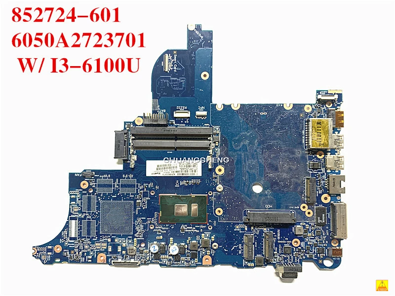 Материнская плата DWJC для ноутбука HP PROBOOK 640 G2 650 G2 б/у 852724-001 852724-501 852724-601 6050A2723701 W/ I3-6100U 100% рабочий