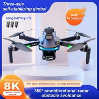 2022 gps s135 5g rc drone ultra hd 8k camera wifi fpv professional photography quadcopter obstacle 3 axis gimbal selfie dron toy