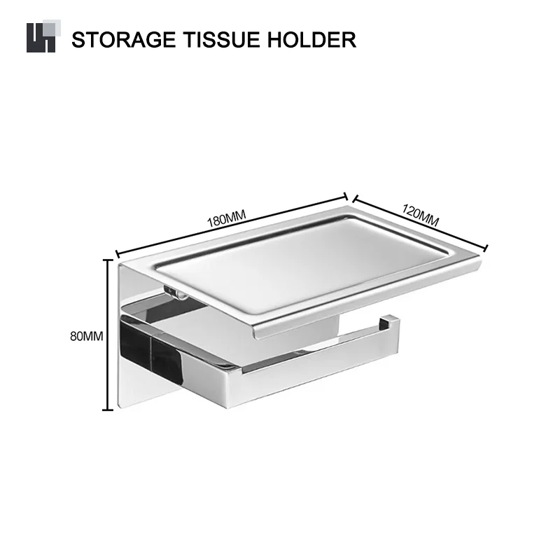 Набор хромированной фурнитуры для ванной из нержавеющей стали