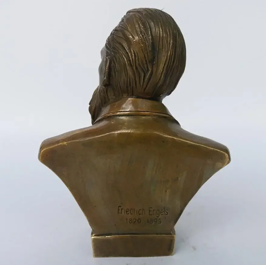 Бронзовый бюст Энгельс большая фигура скульптуры украшения ручной работы