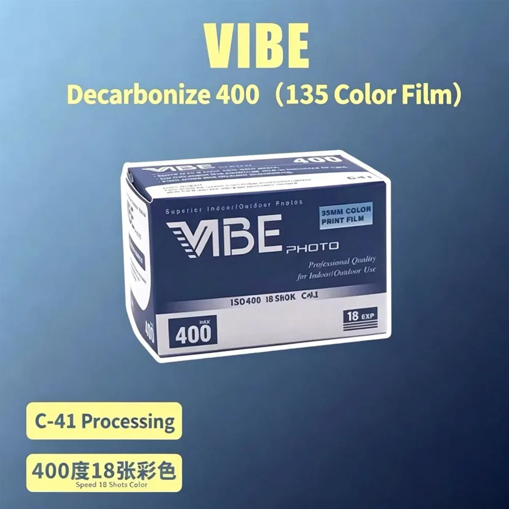 Фото Классическая цветная пленка VIBE Max 40018EXP/Roll для 135-мм камер, 1/3/5/10 рулонов, ISO 400, для камер Kodak M35/M38/H35. Срок годности: 2026. №3